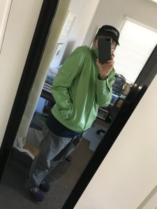 Who knew I needed a pea green bomber jacket?